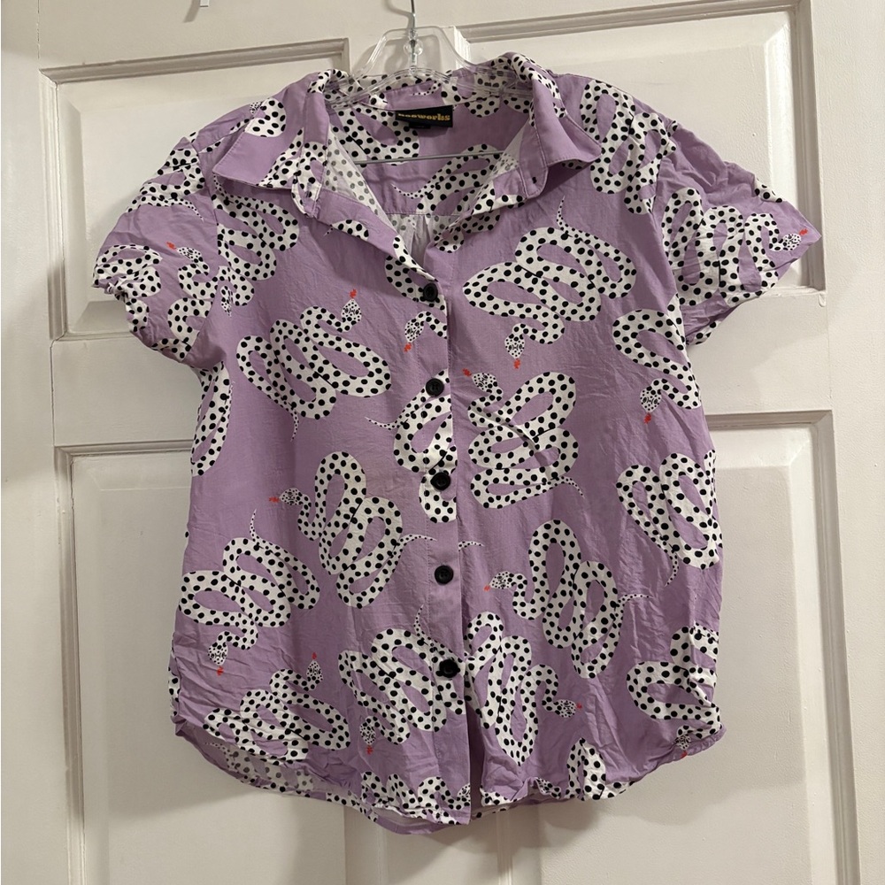 Nooworks Purple Snake Shirt, XL
